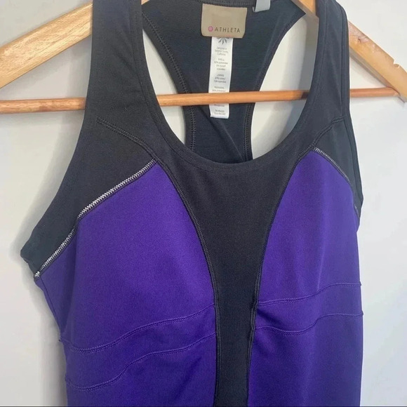 Athleta Turbocharge Purple Bra Tank Small - Picture 3 of 5